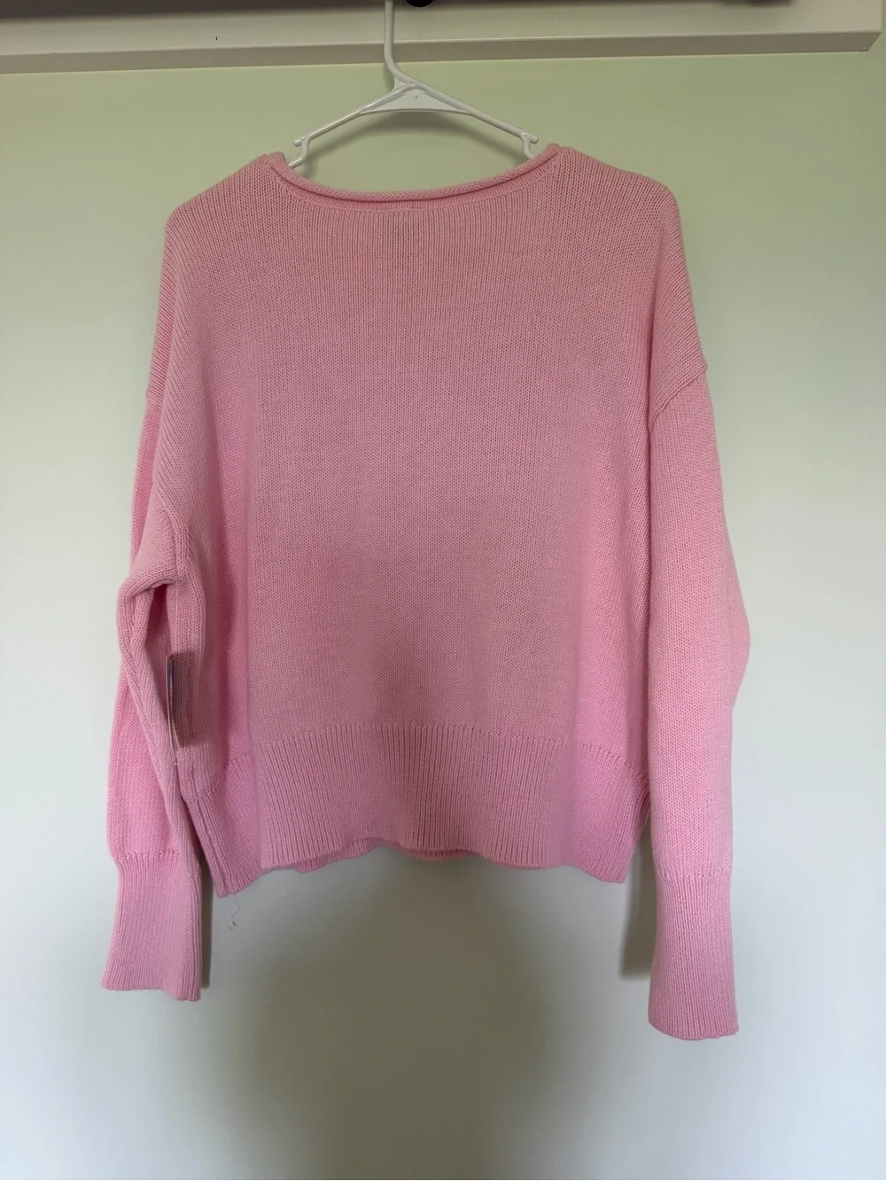 CeCe Light Pink Crewneck Sweater